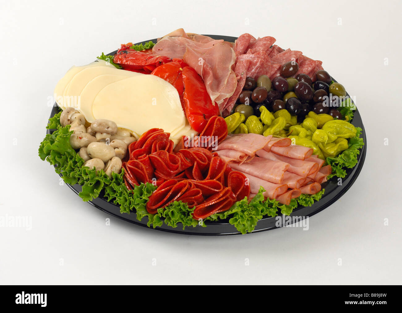 regular italian festival deli tray Stock Photo Alamy