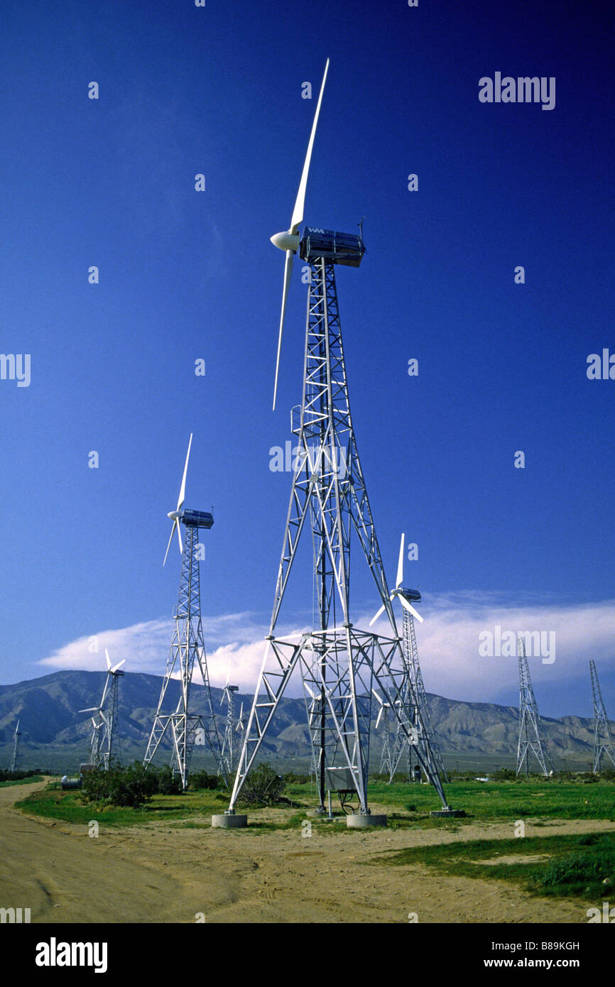 Wind turbines, Mojave, California Stock Photo Alamy