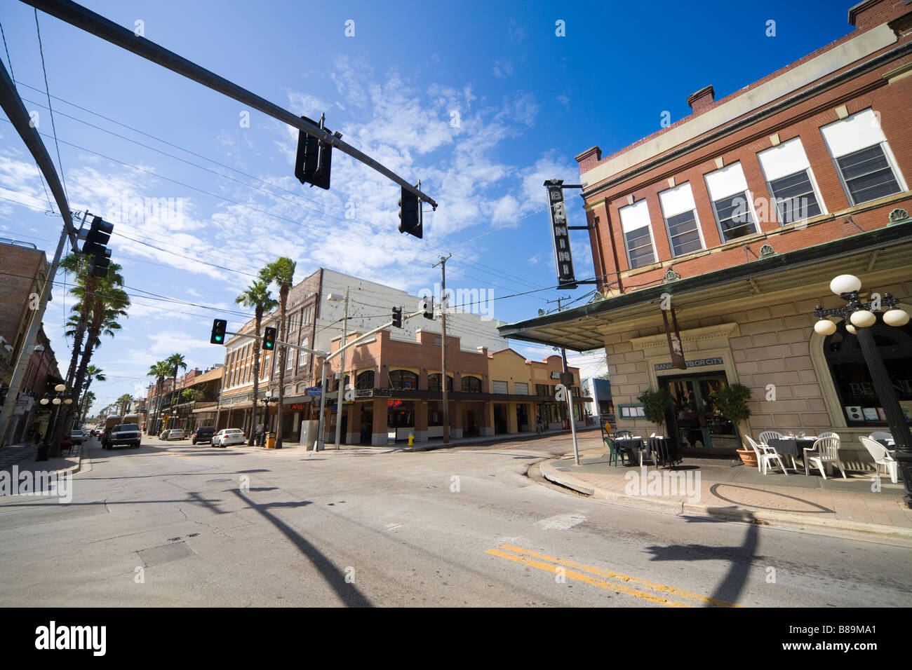 Tampa Florida Ybor City Bernini's Restaurant Stock Photo Alamy
