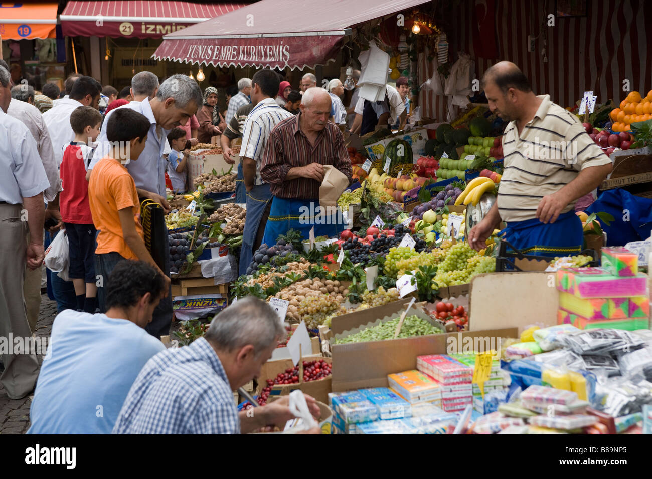 Eminonu Market Istanbul Turkey Stock Photo
