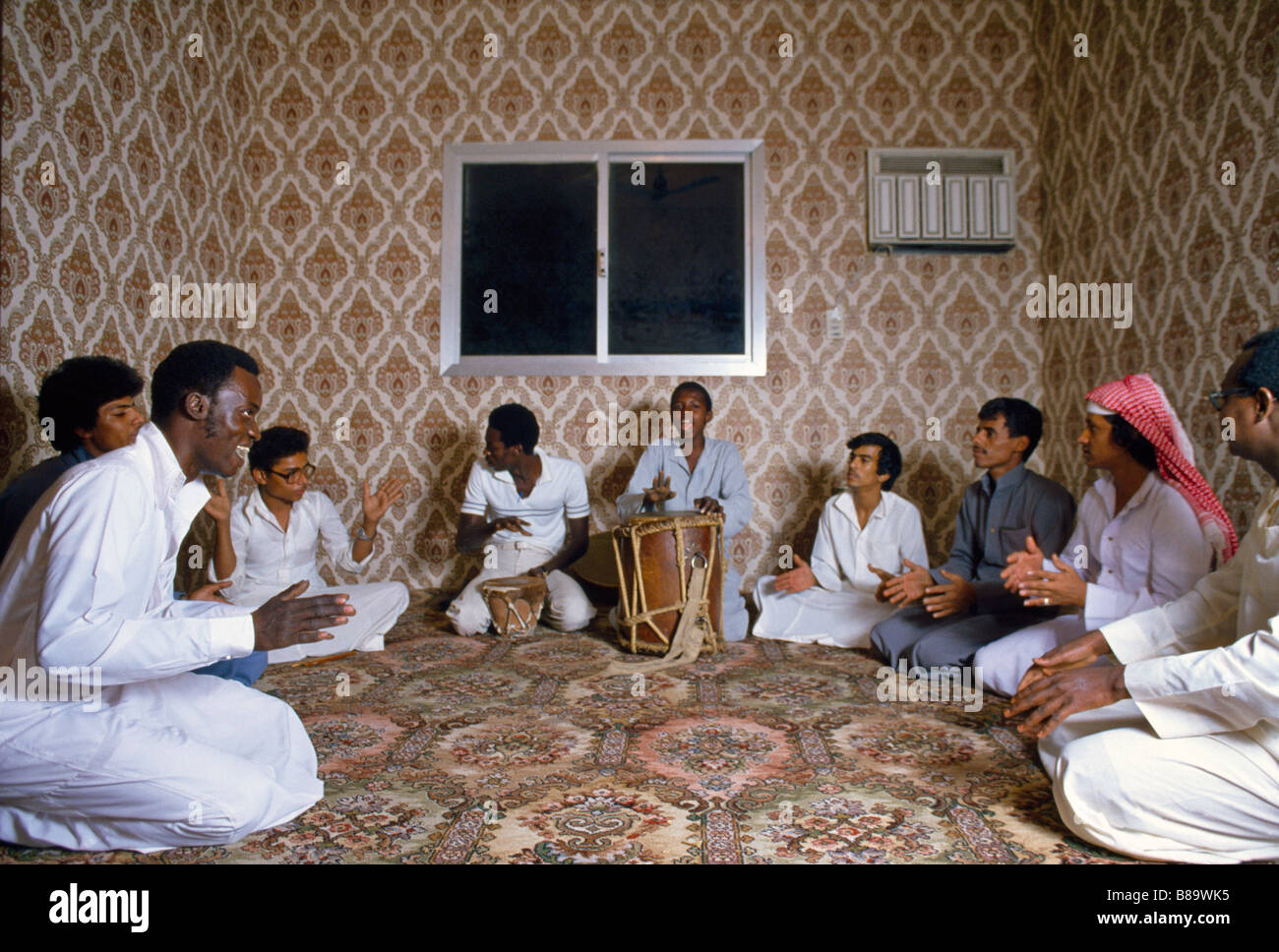 Jeddah Saudi Arabia Folk Music Stock Photo