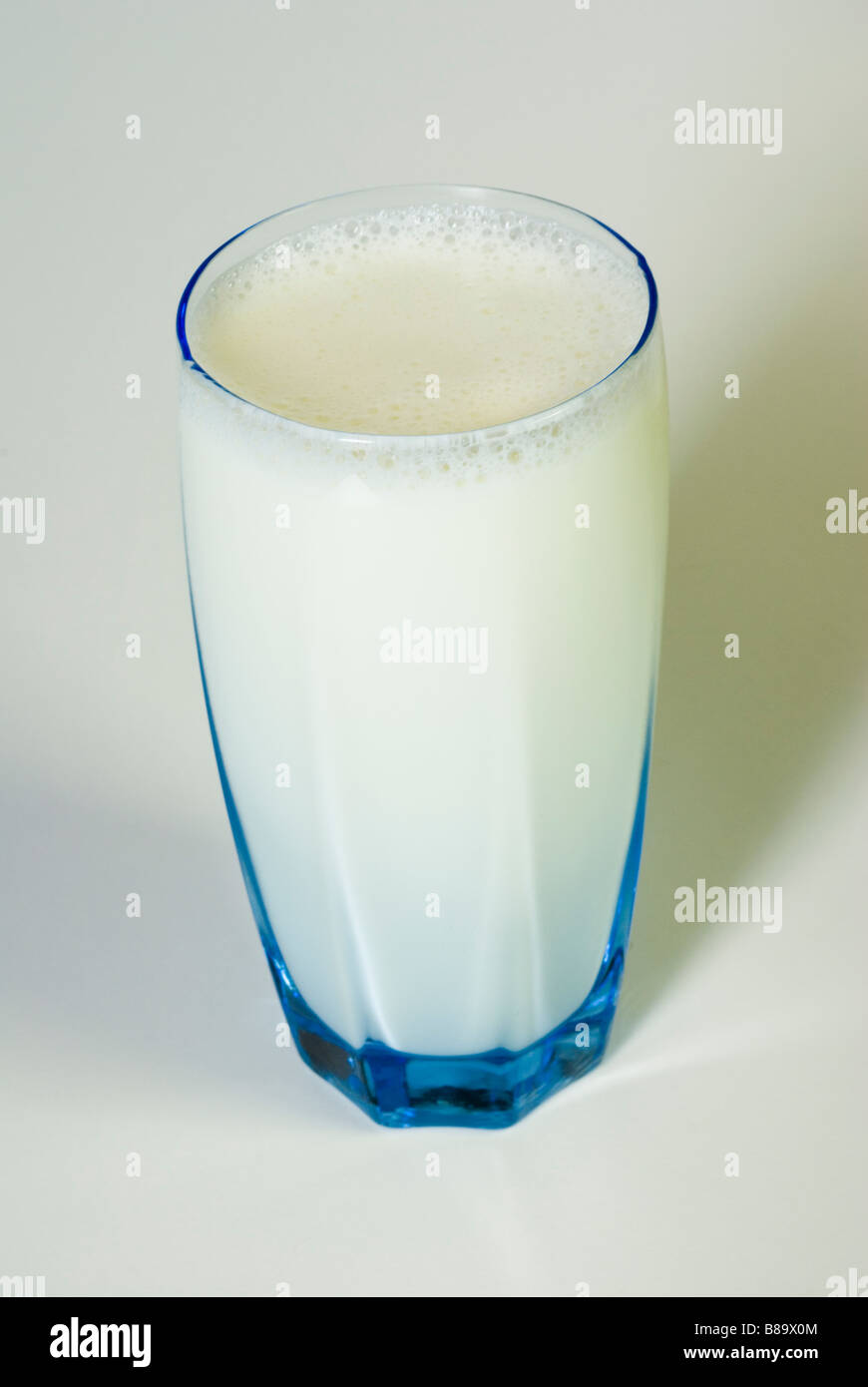 A glass of milk Stock Photo