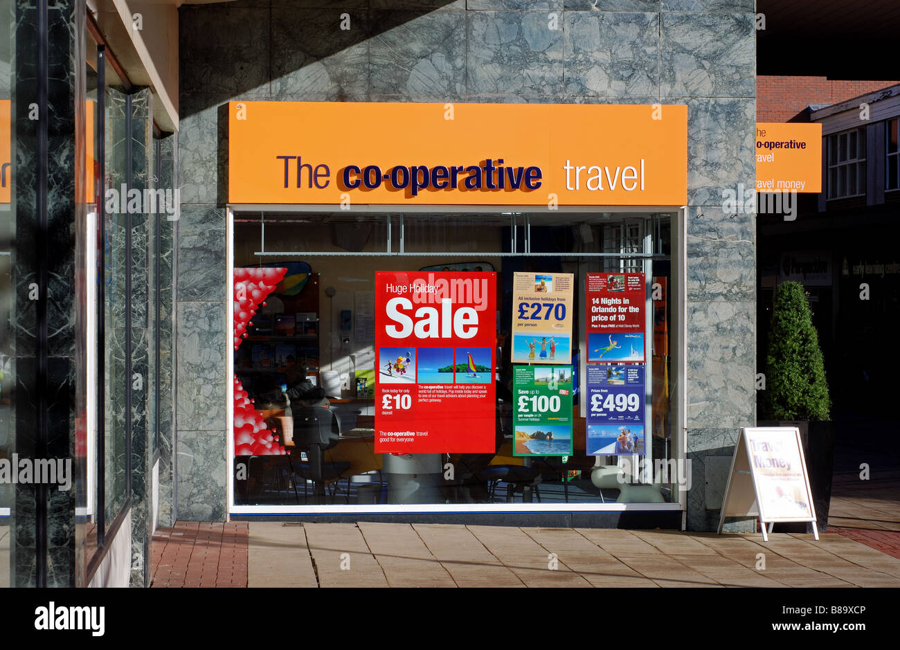 The Co-operative Travel shop, Solihull, England, UK Stock Photo