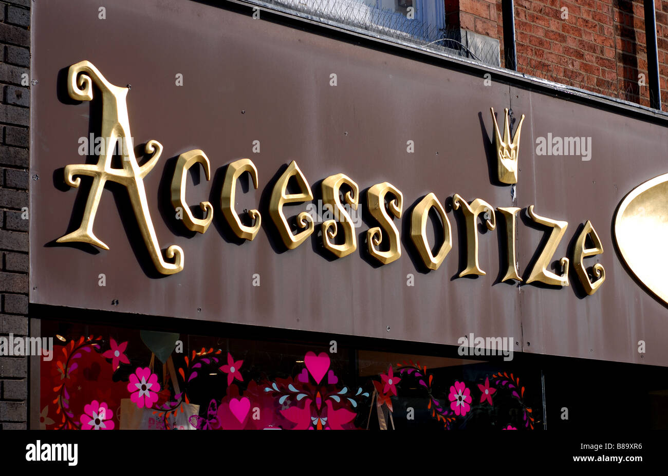 Accessorize shop sign, Solihull, England, UK Stock Photo Alamy