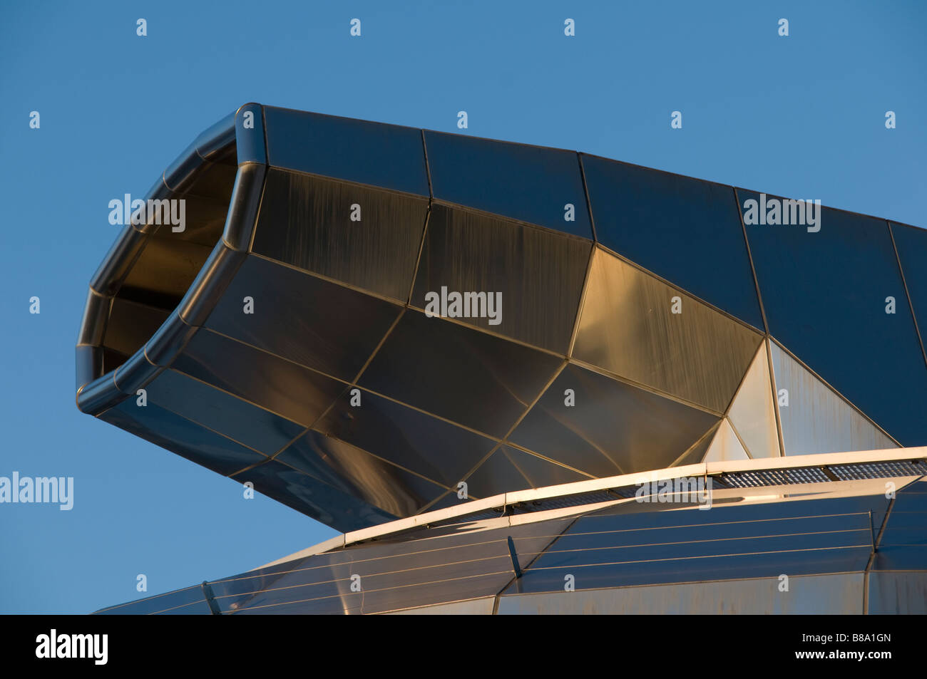 Stainless steel building used to be the National Centre for Popular