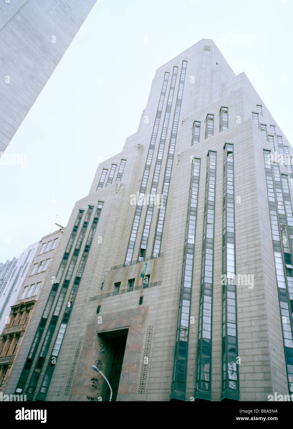 Art Deco architecture in Darling Street in Cape Town in South Africa in ...