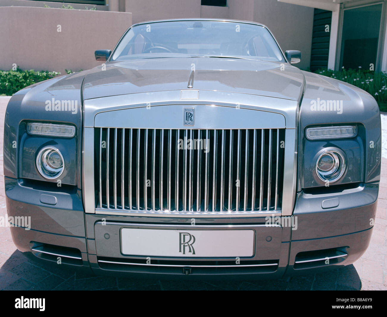 Rolls Royce Car in Cape Town in South Africa in Sub Saharan Africa. Wealth Wealthy Rich Life Lifestyle Stock Photo