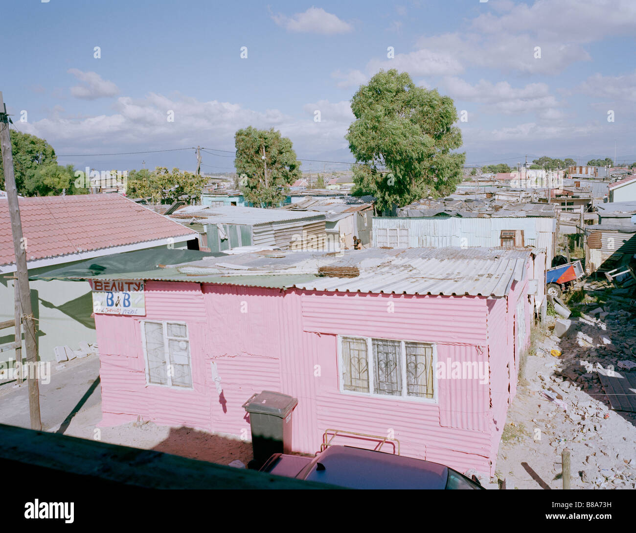 Khayelitsha Township in Cape Flats Western Cape in Cape Town in South