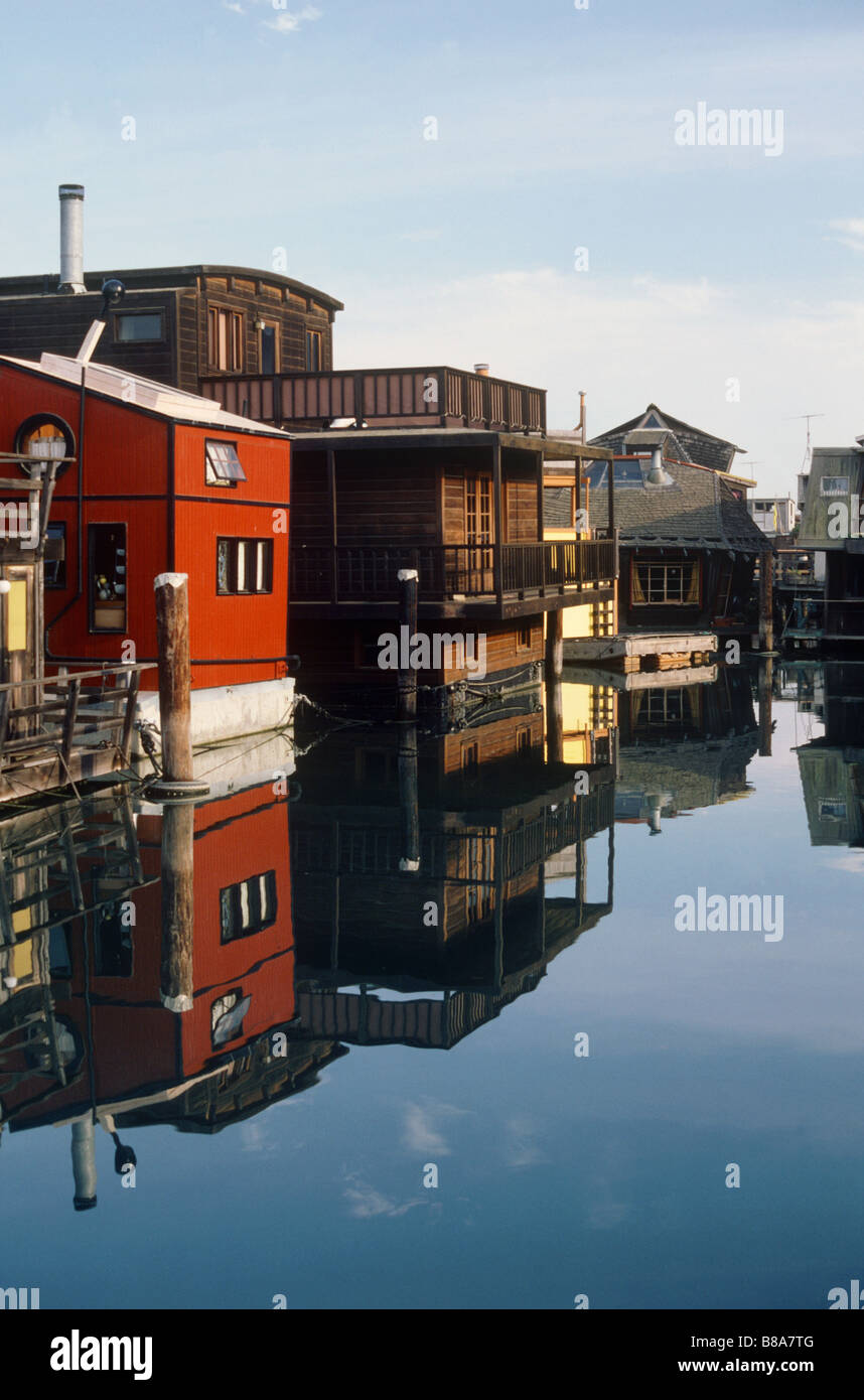 Floating Homes, Sausalito, Marin County, CA Stock Photo 22353312 Alamy