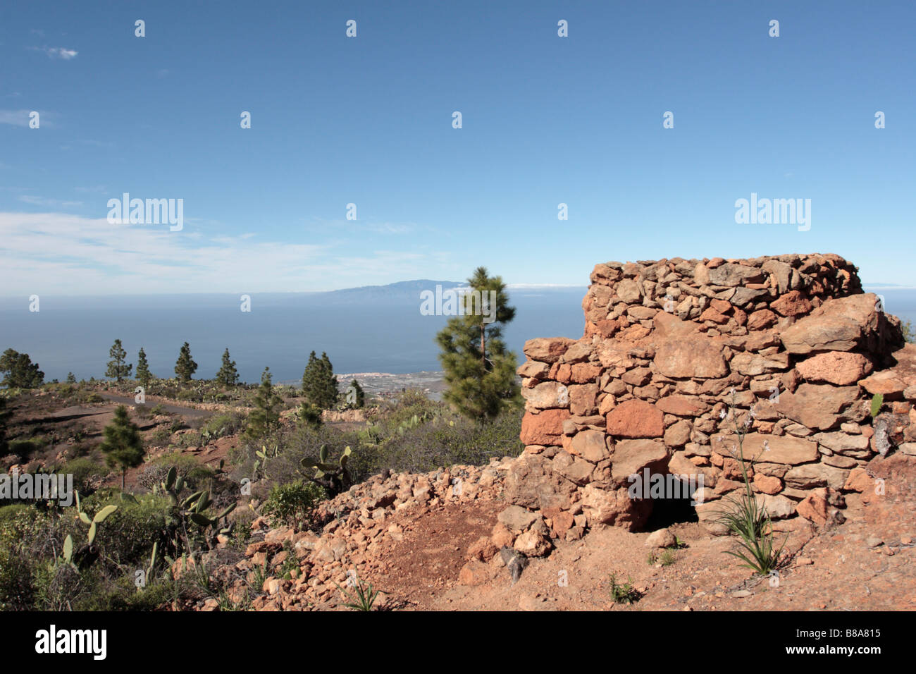 A kiln for firing clay rooftiles in the hills above Playa San Juan on Tenerife Canary Islands