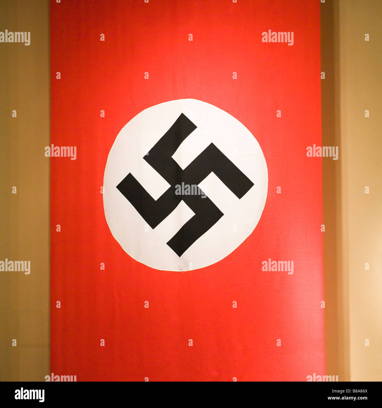 Swastika flag Stock Photo