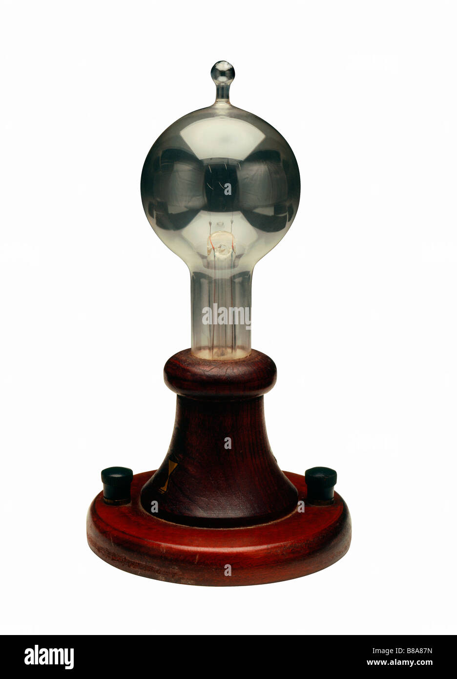 Thomas Edison's incandescent lamp Stock Photo
