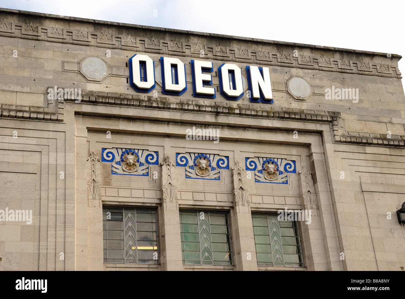 Odeon cinema front Stock Photo