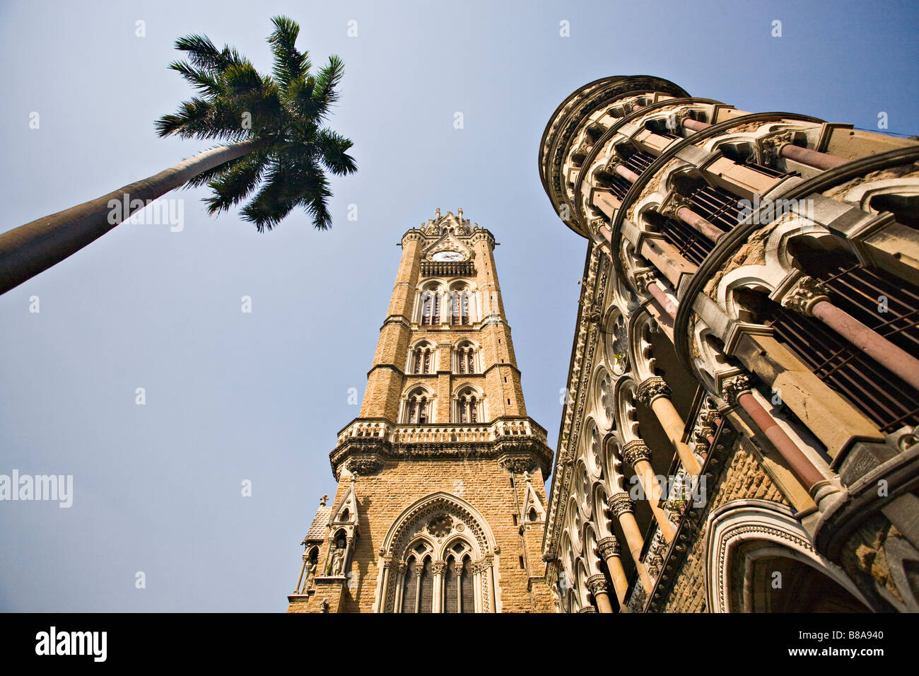 Rajabai Clock Tower, University of Mumbai, Mahrashtra, India, Asia
