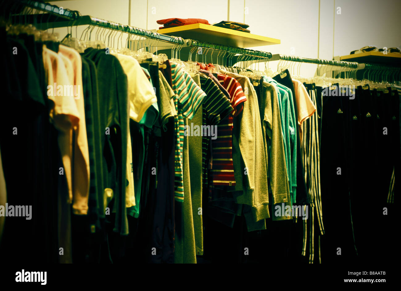 Clothes in a department store in Stuttgart Germany Stock Photo Alamy
