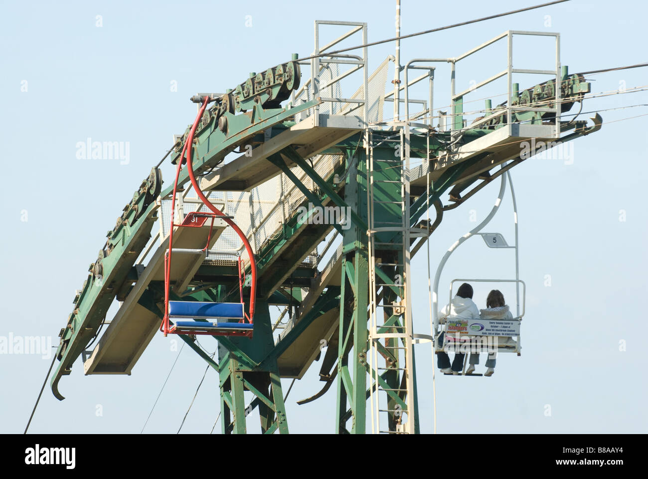 Cable Car Chair Lift Stock Photo Alamy