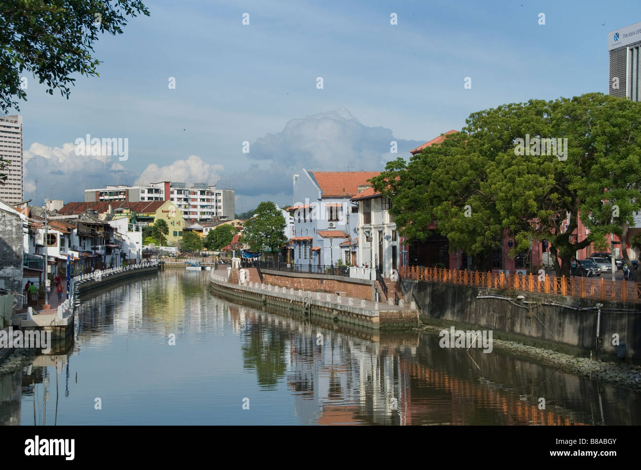 Malacca Malaysia Malay Malaysian river Stock Photo