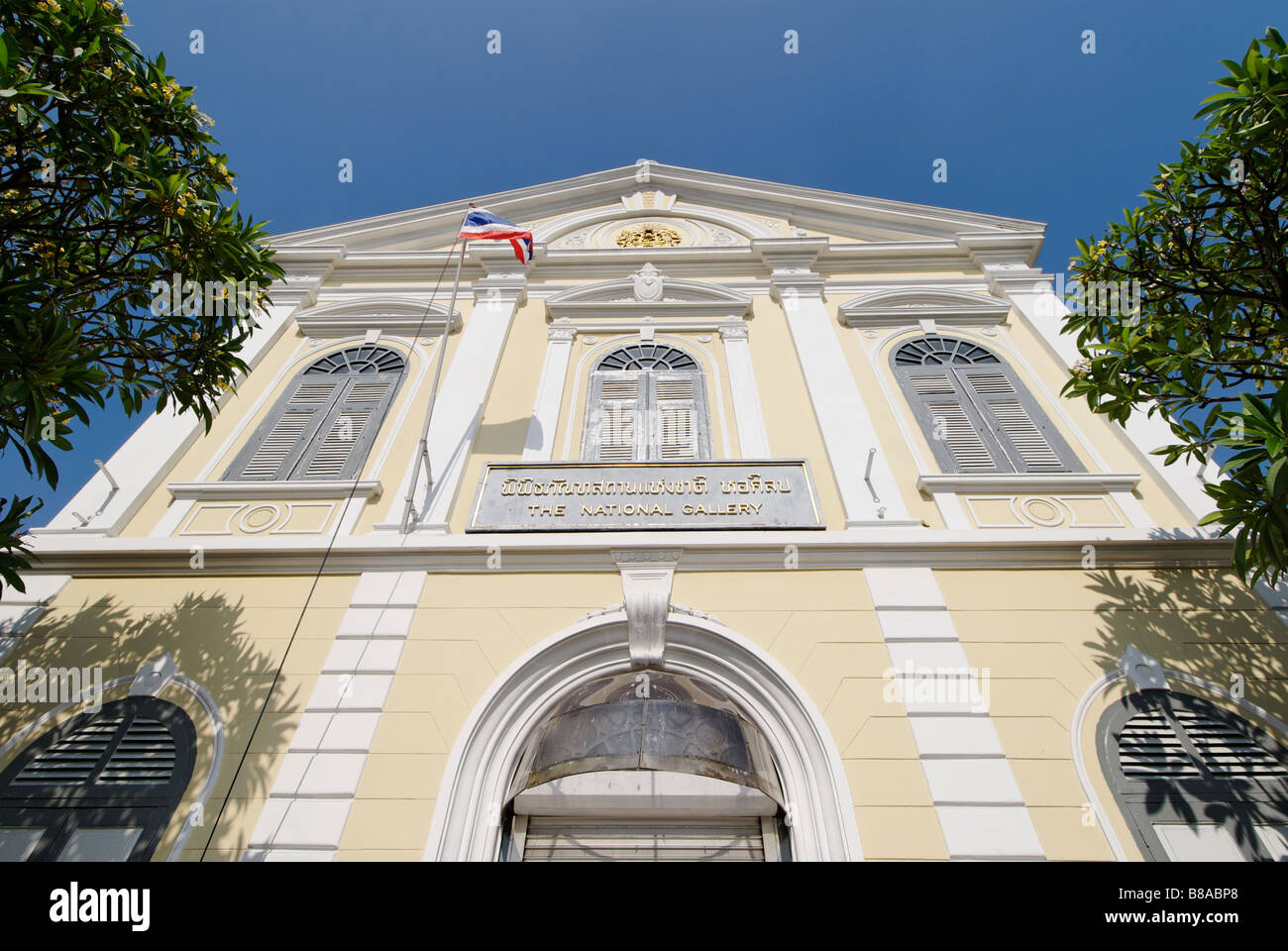 The National Gallery building Phra Nakorn district in central Bangkok Thailand Stock Photo