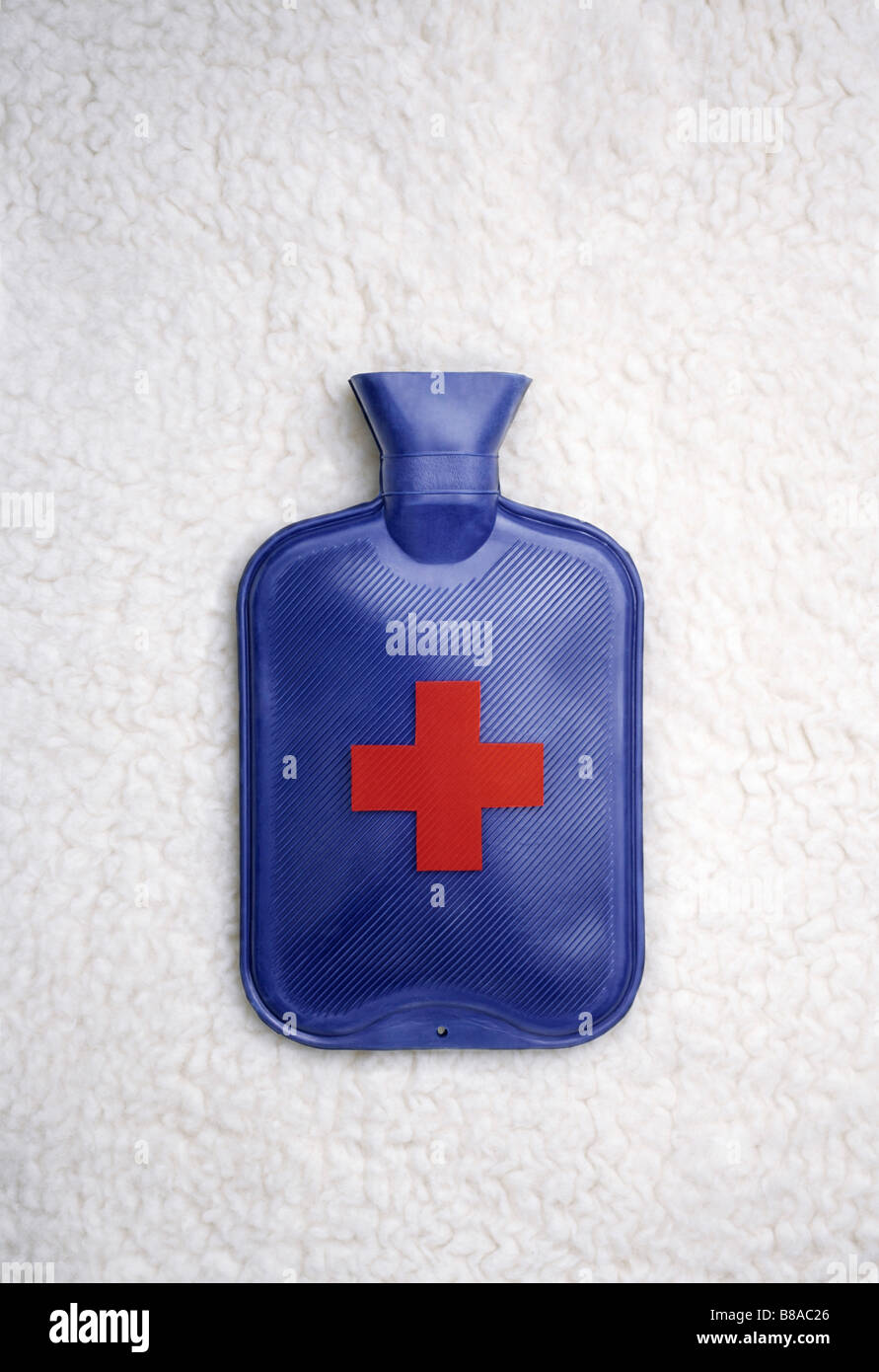 hot water bottle Stock Photo