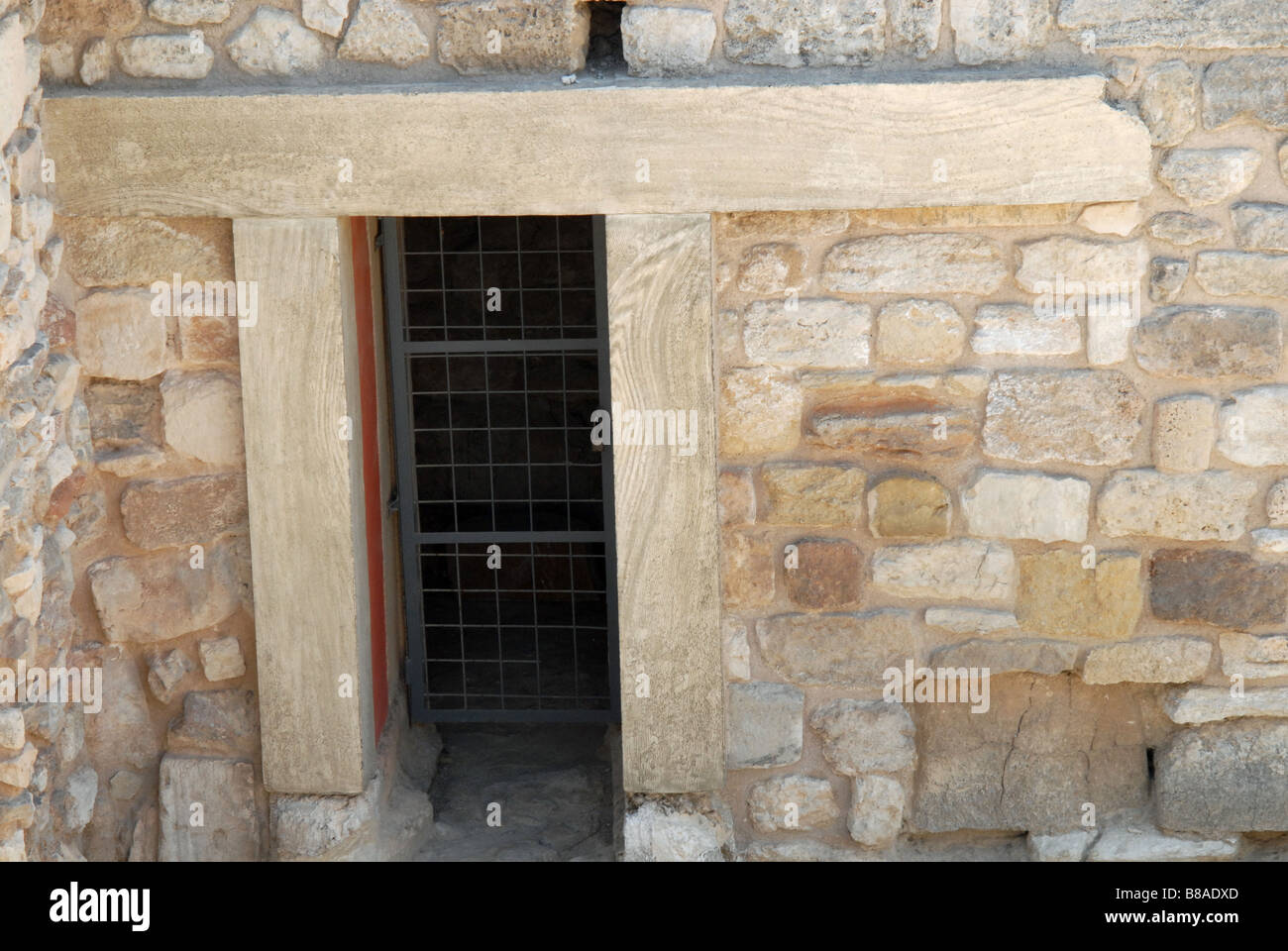Knossos archaelogical site Crete, Greece Stock Photo