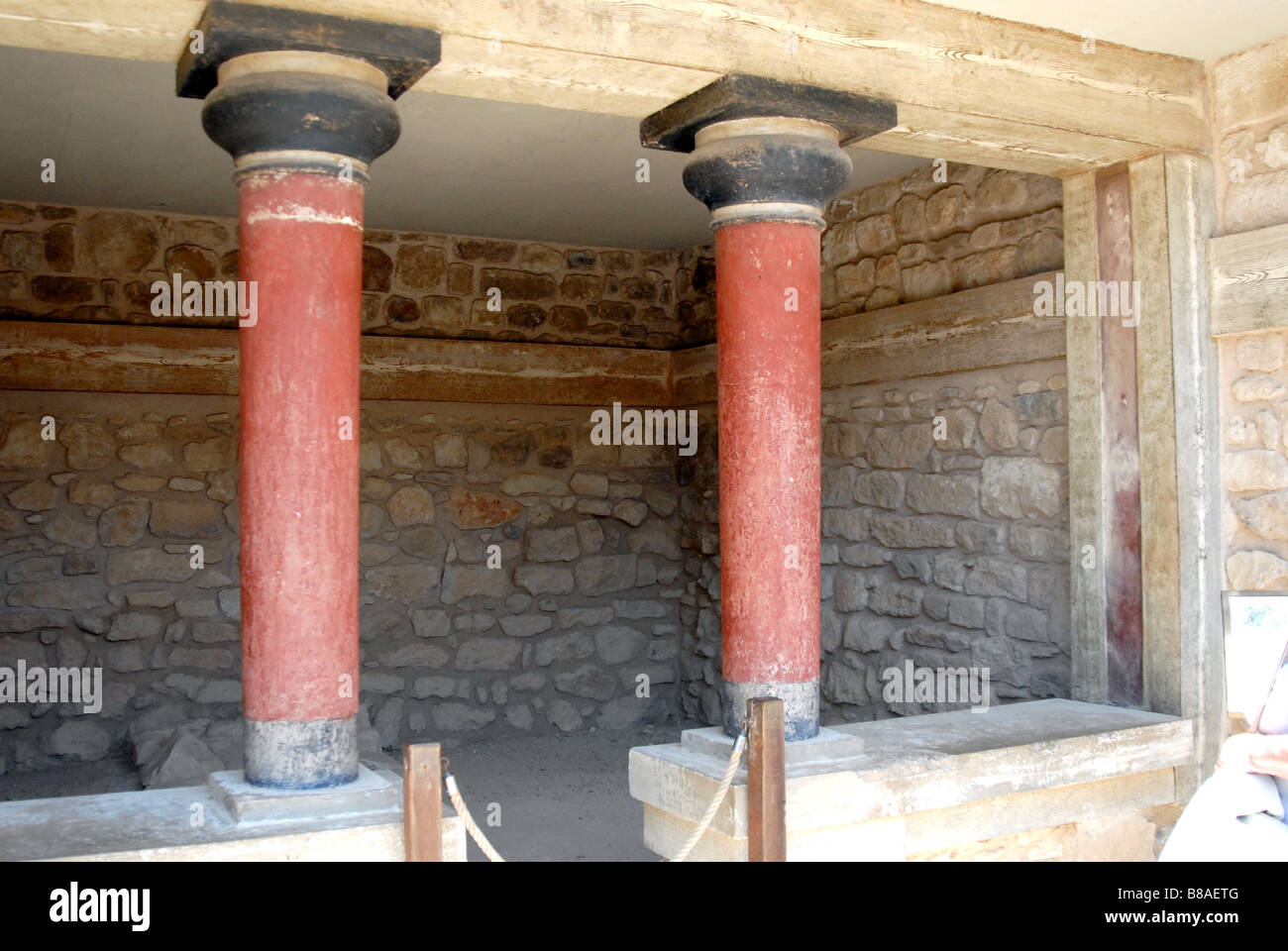 Knossos, Archaelogical site Crete, Greece Stock Photo