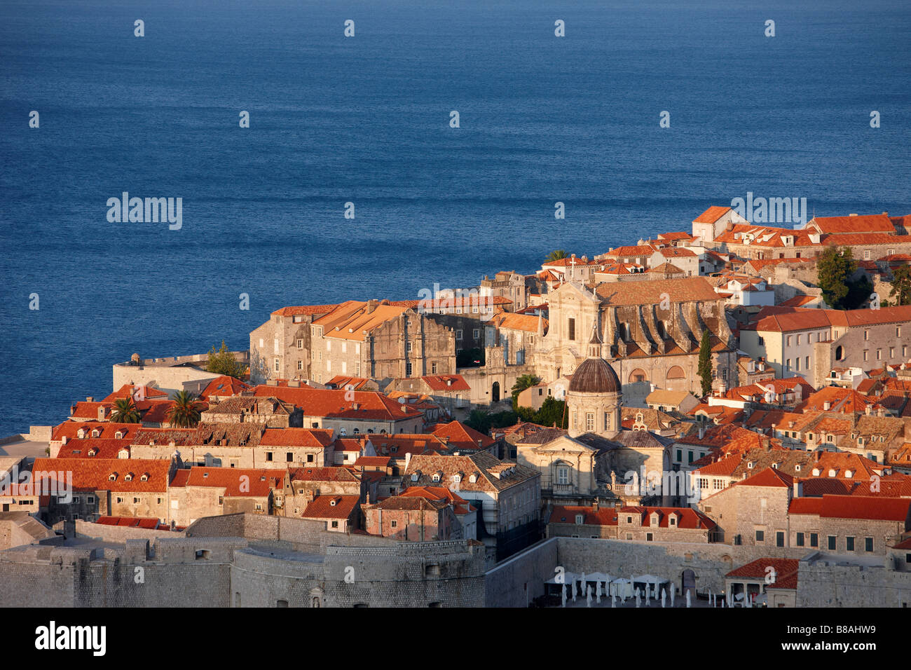 the old town, Dubrovnik, Dalmatia, Croatia Stock Photo