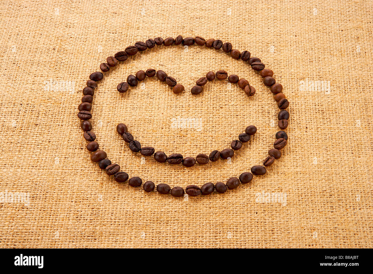Beans Smiley Coffee beans in shape of smiley face Stock Photo - Alamy