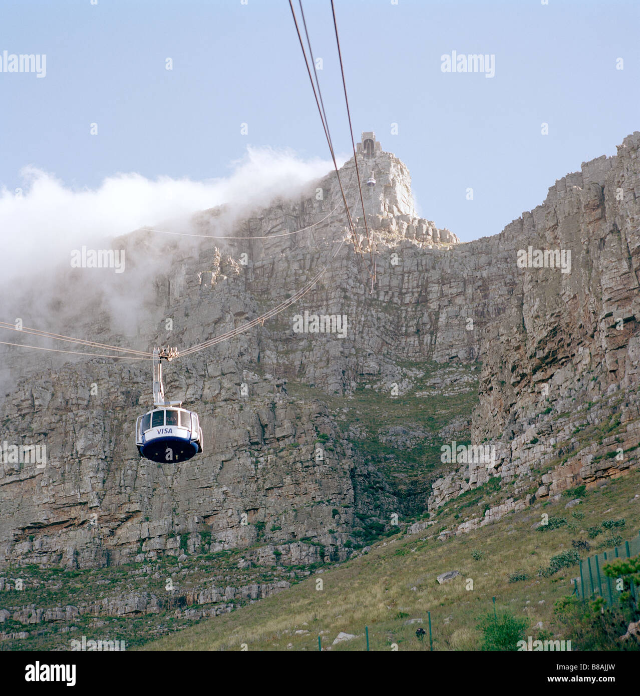 Cape Town Cable Car Cableway at Table Mountain Cape Town in South