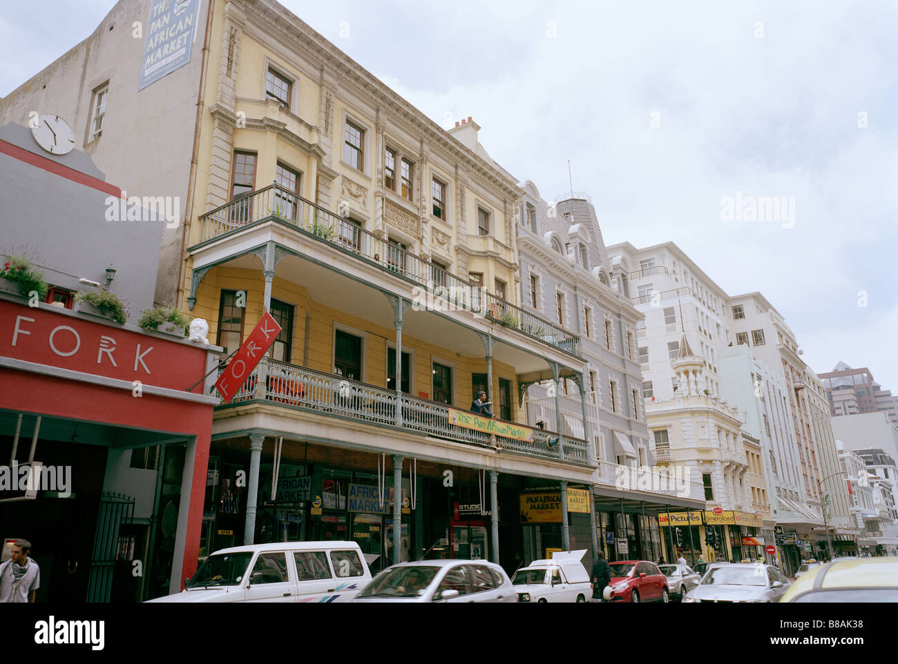 Pan African Market in Long Street in Cape Town in South Africa in Sub
