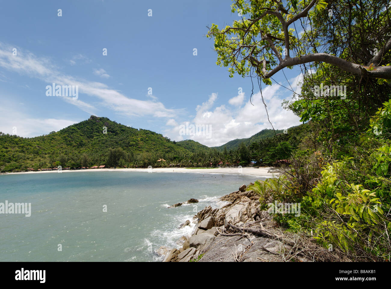 Cove of Haad Khuat also known as Bottle Beach Koh Pangan island Thailand Stock Photo