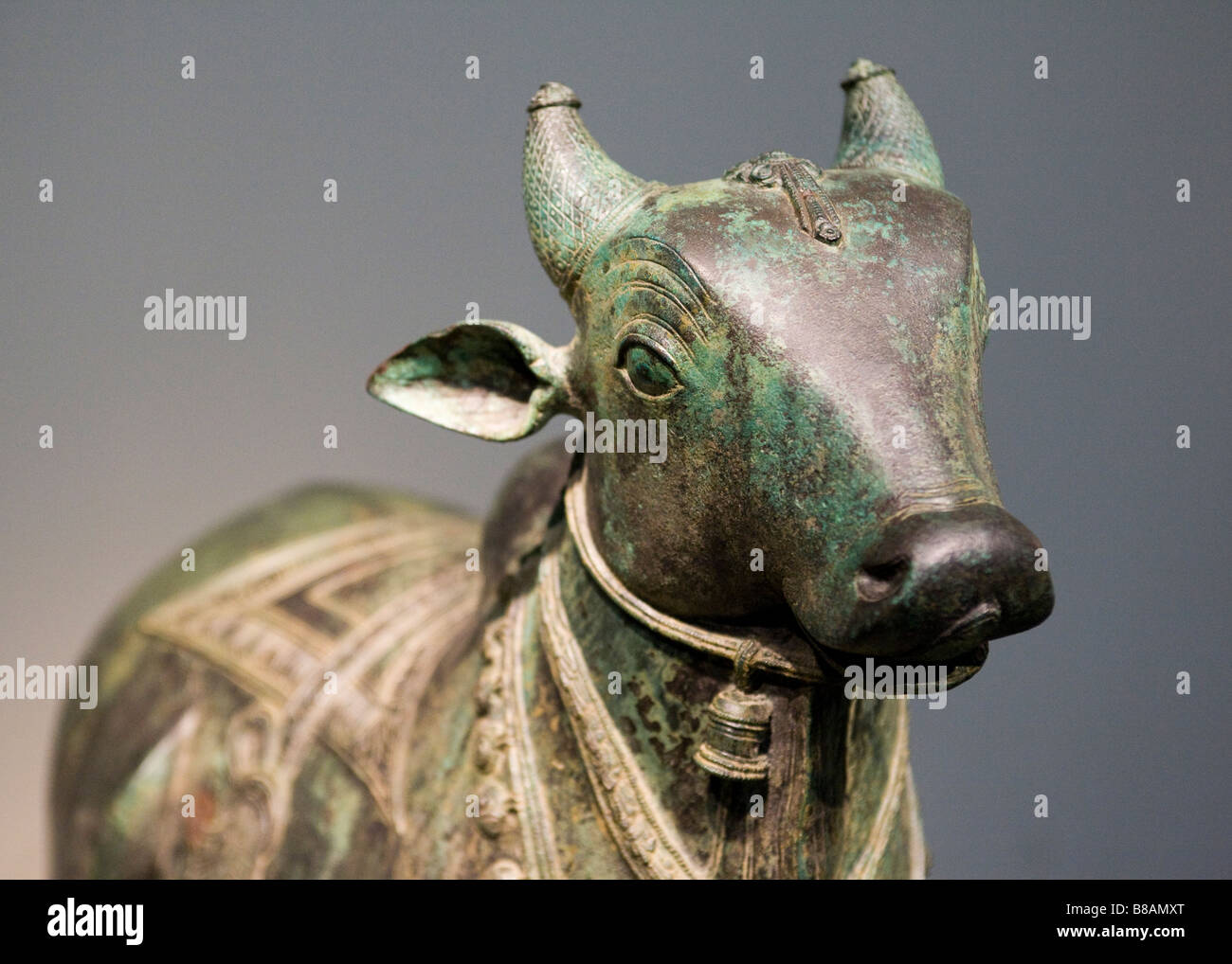Nandi the Bull - India, Chola dynasty, 12th century Stock Photo