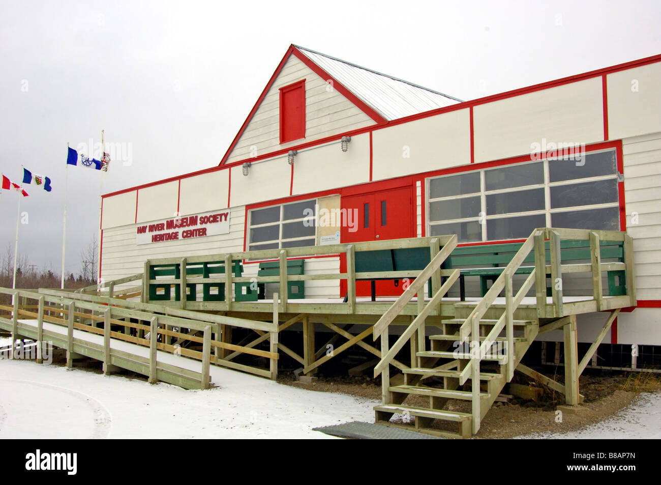 Museum, Hay River, Northwest Territories Stock Photo Alamy
