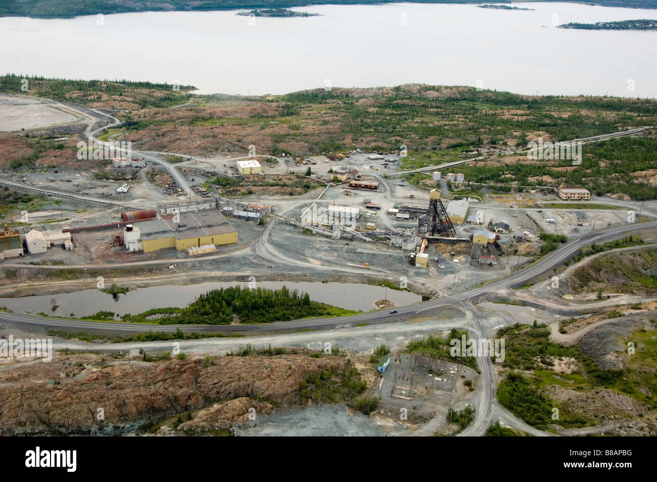 Giant Gold Mine, Yellowknife, Northwest Territories Stock Photo