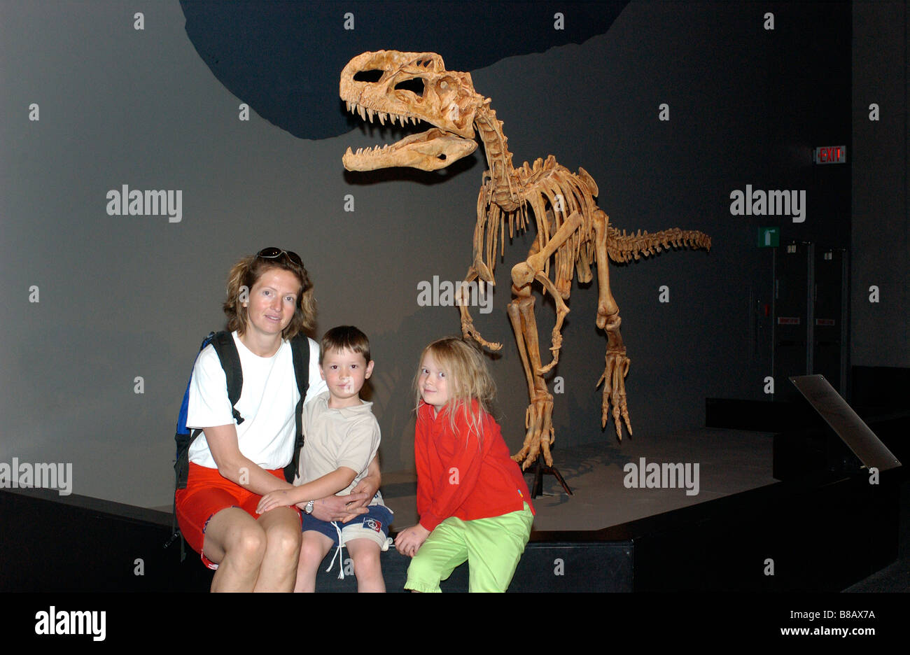 Family Royal Tyrell Museum, Drumheller, Alberta Stock Photo Alamy