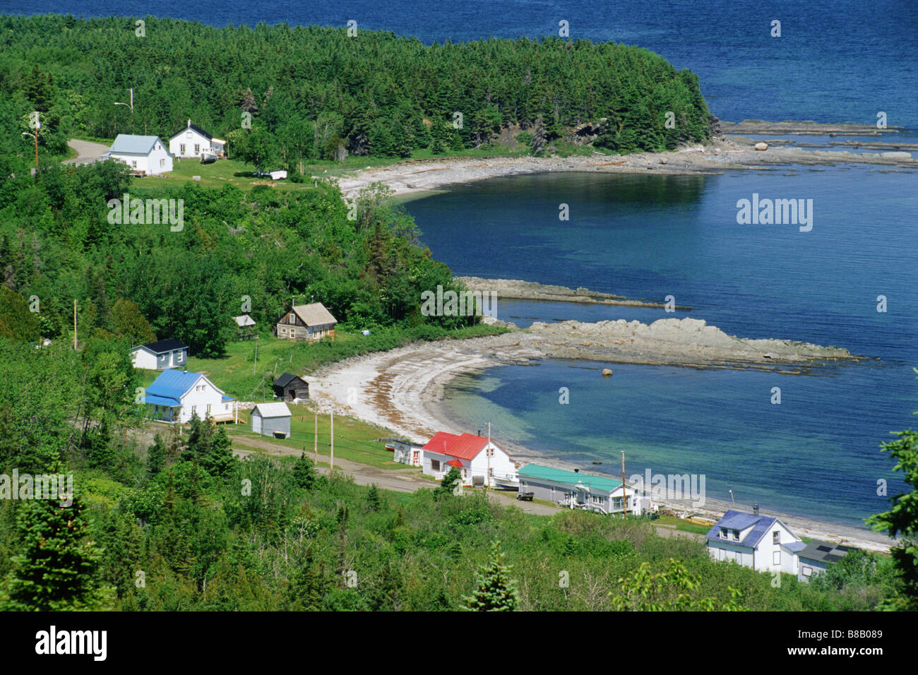 Grande Anse, Gulf St Lawrence, Riviere Madeleine, Quebec Stock Photo