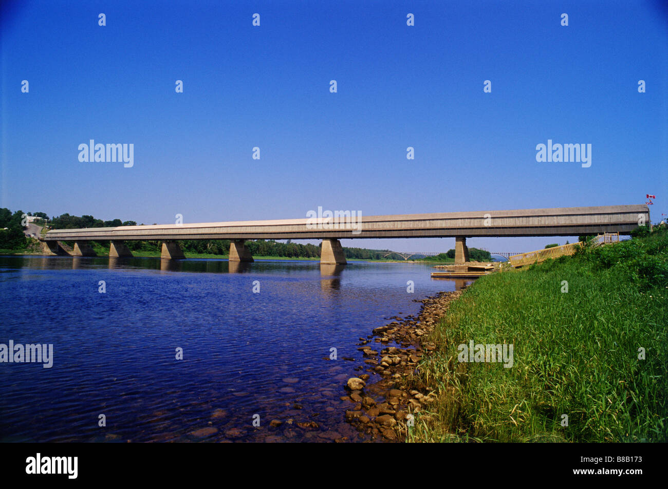 Worlds Longest Covered Bridge, Hartland, New Brunswick Stock Photo Alamy