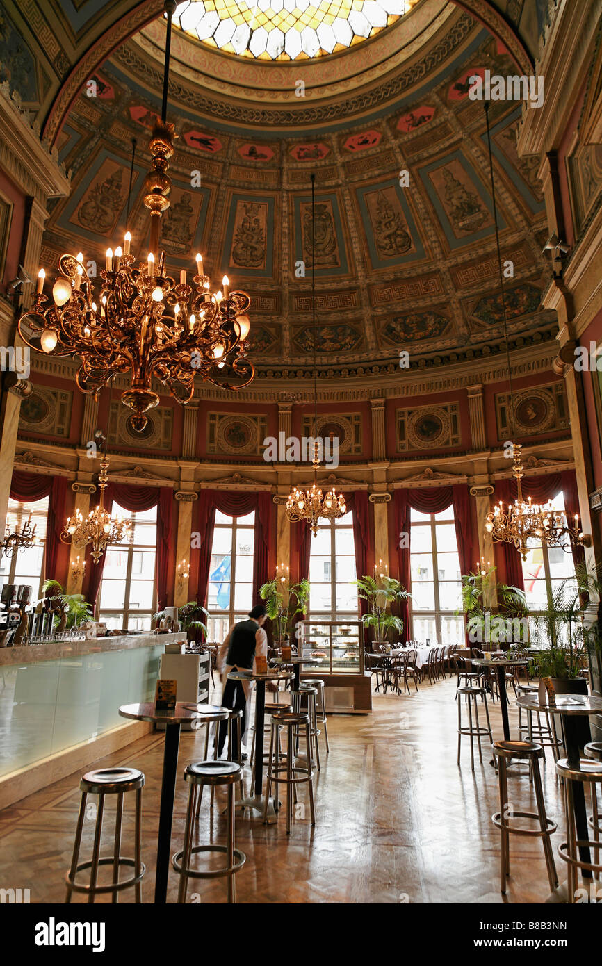 Belgium, Flanders, Antwerp, [Bourla Theater Foyer restaurant], Stock Photo