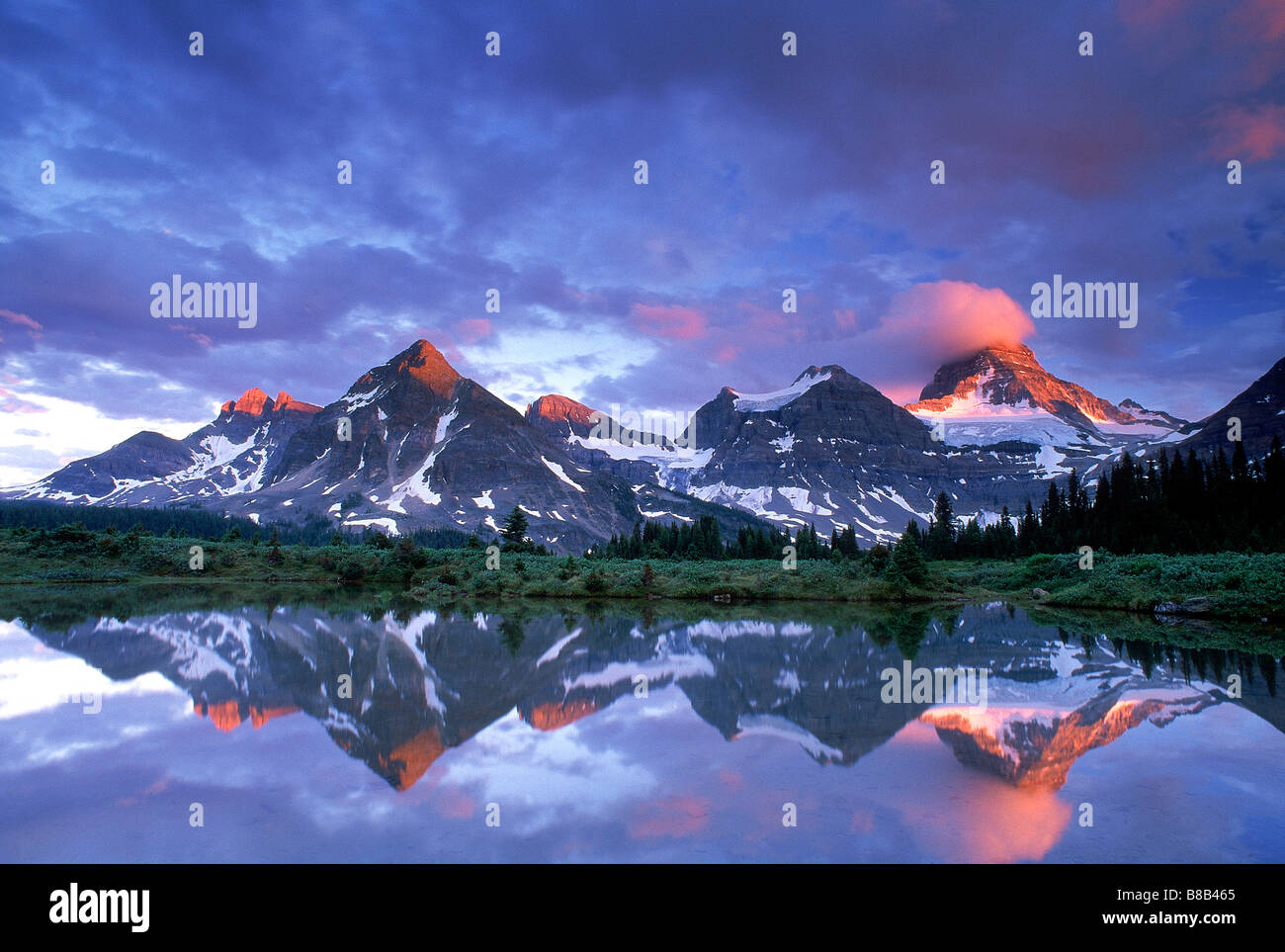 Mt Assiniboine Provincial Park, British Columbia, Canada Stock Photo