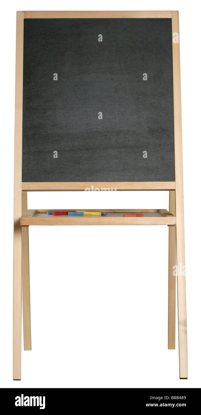 Childs Blackboard Stock Photo