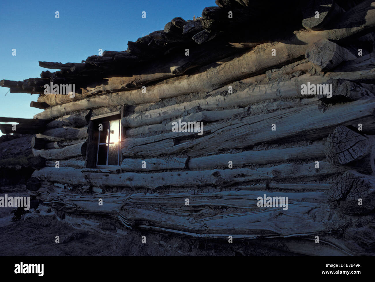Log Cabin In Arches National Park Stock Photo 22372499 Alamy