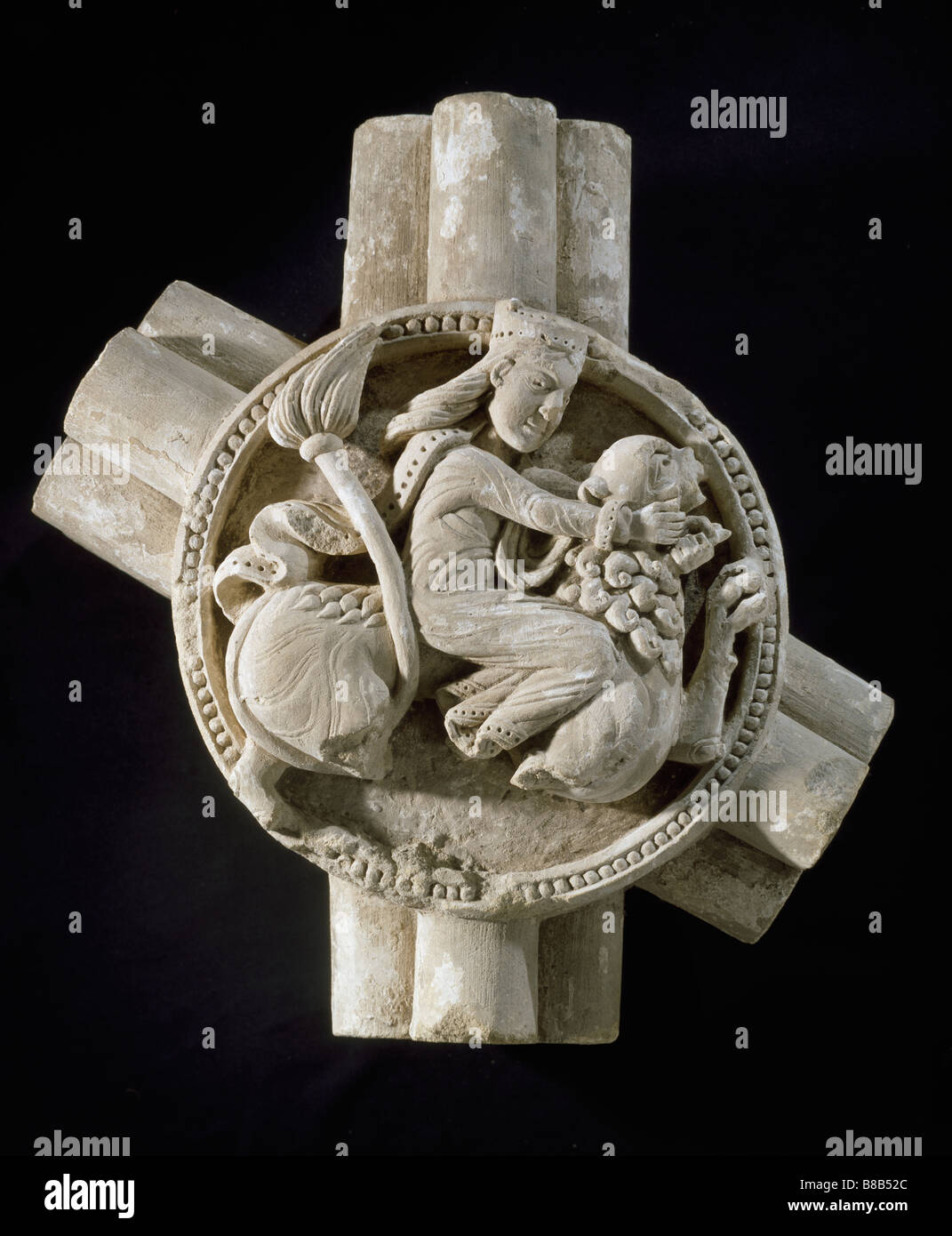 Keynsham Samson & Lion Stock Photo