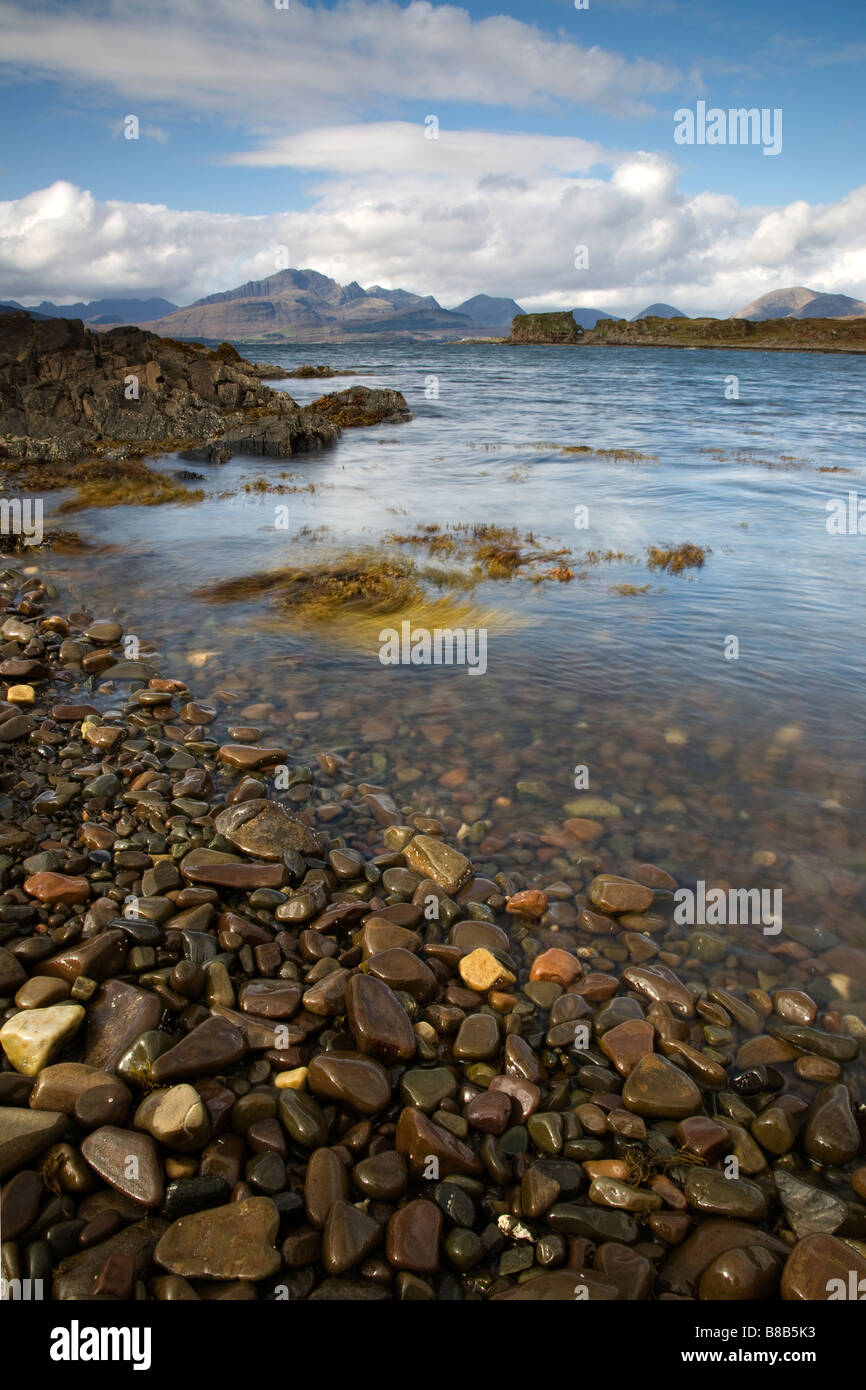 The Cuillin mountains and Isle of Skye Stock Photo