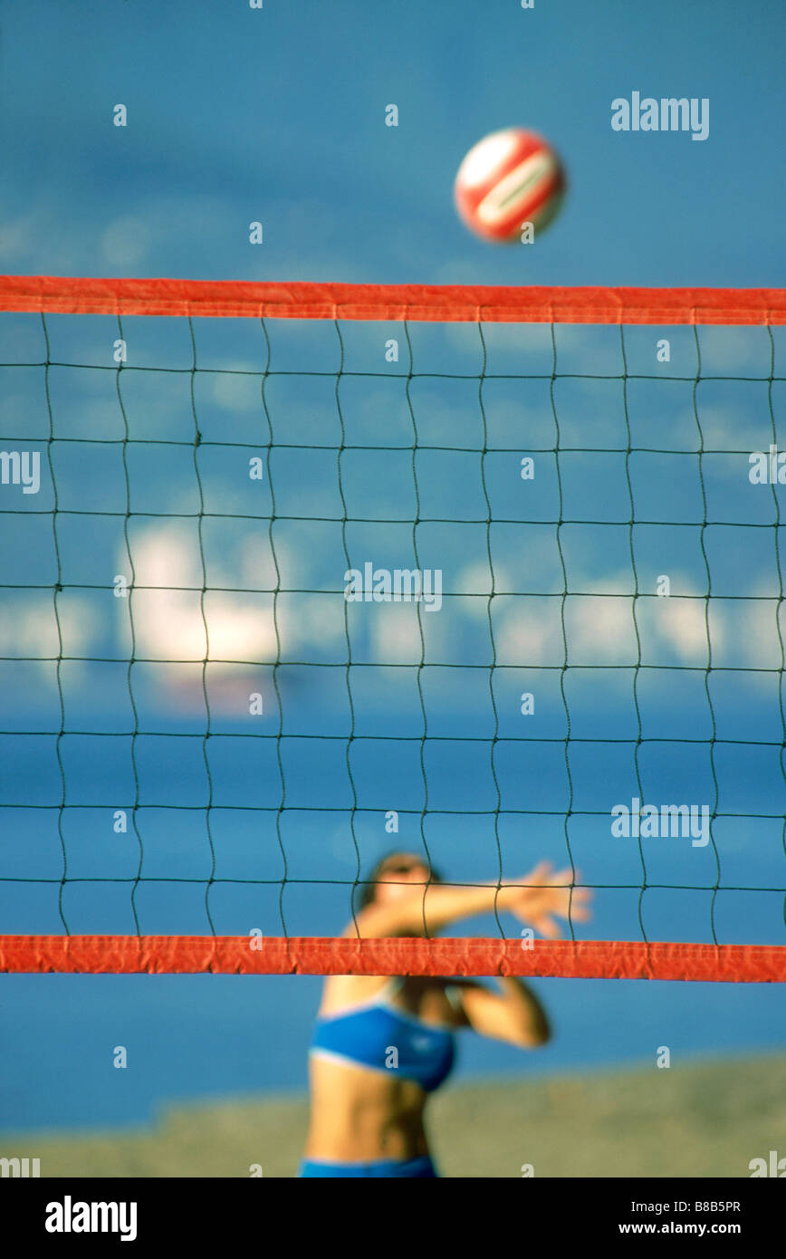 Beach Volleyball, Spanish Banks, Vancouver, British Columbia, Canada