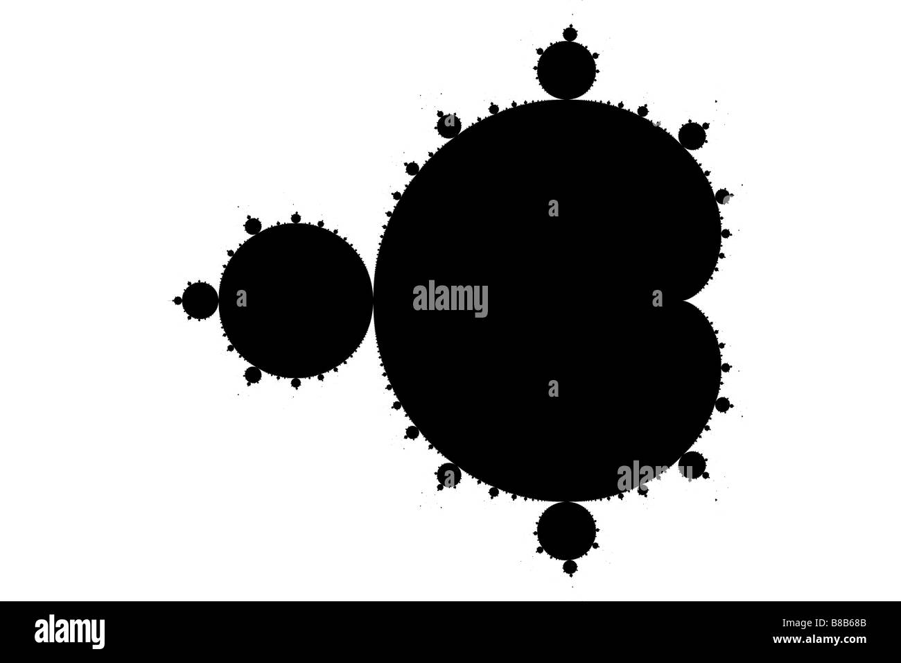 Fractal mandelbrot Black and White Stock Photos & Images - Alamy