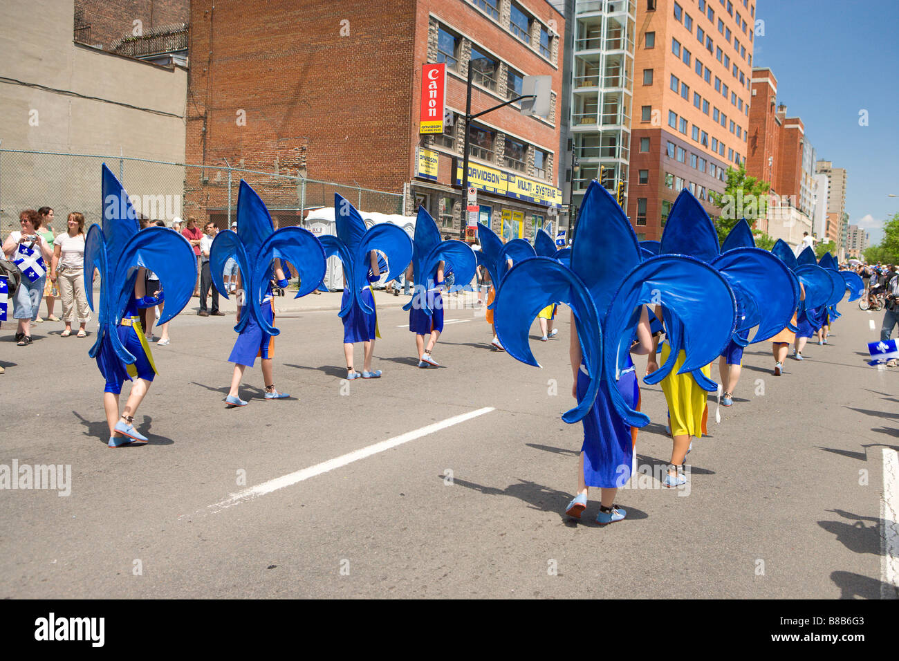 St Jean Baptiste Parade, Montreal, Quebec Stock Photo - Alamy
