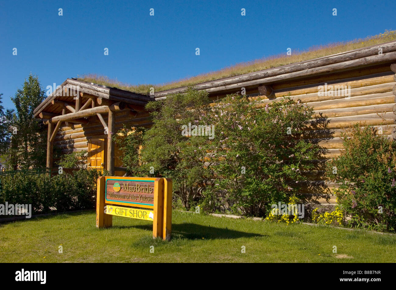McBride Museum, Whitehorse, Yukon Stock Photo Alamy