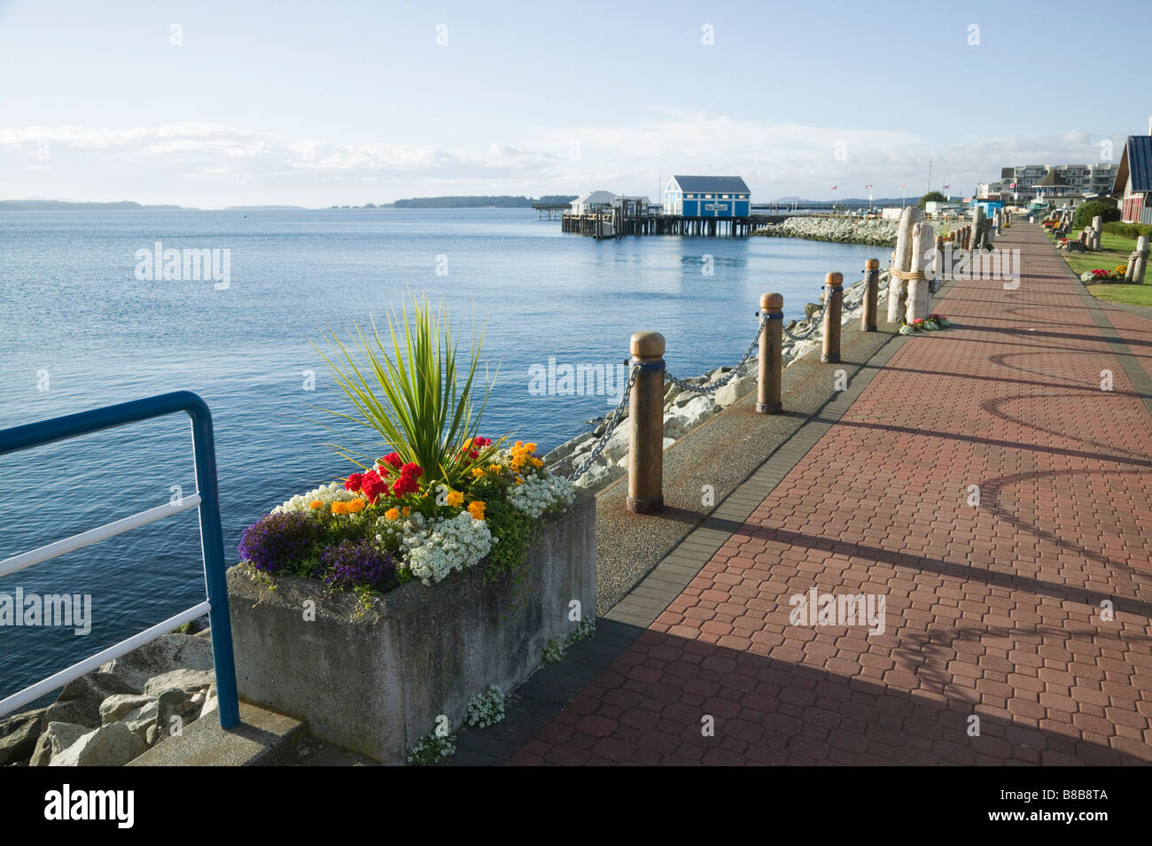Waterfront, Sidney, BC Stock Photo Alamy