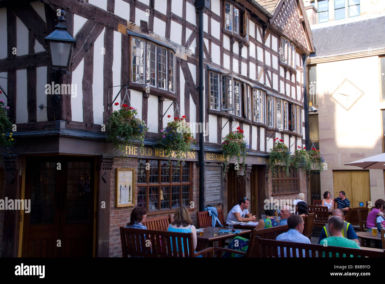 Europe UK england Manchester old wellington pub Stock Photo