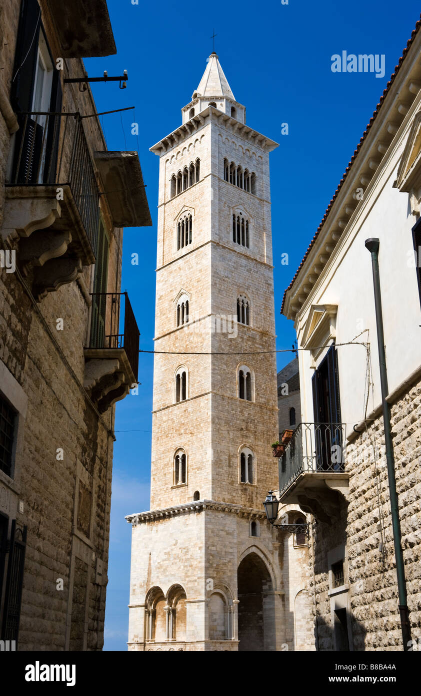 Trani Cathedral of San Nicola Pellegrino Trani Puglia Italy Stock Photo