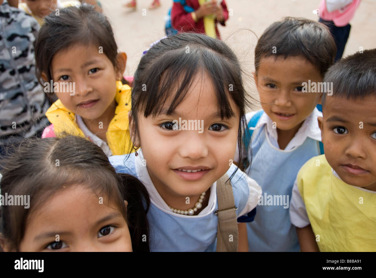 School children in Siem Reap, Cambodia Stock Photo - Alamy